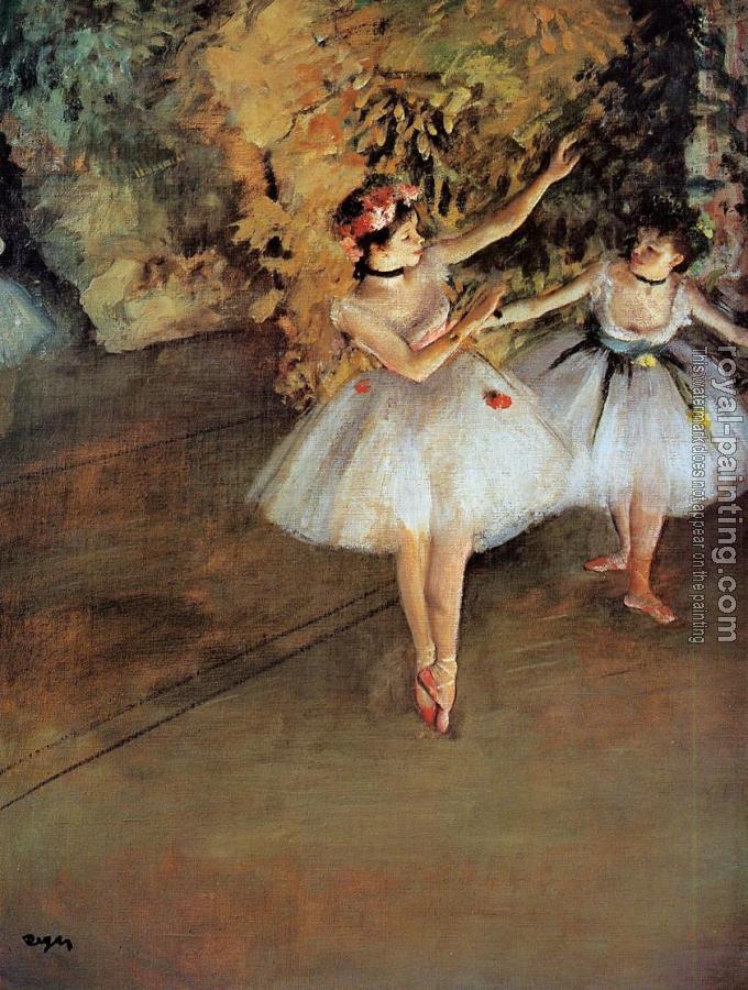 Edgar Degas : Two Dancers on Stage